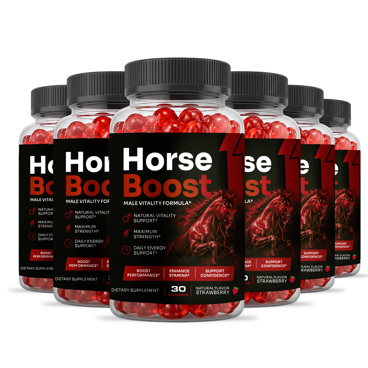 Horse Boost® 6 bottle bundle — 180-day men's vitality supply